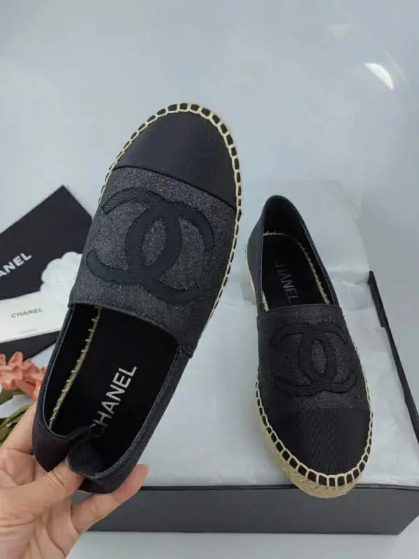 chanel flat chaussures pour femme s_123231a3